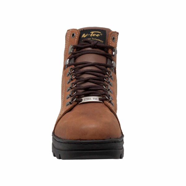 Men's 6" Steel Toe Hiker Brown - Image 3