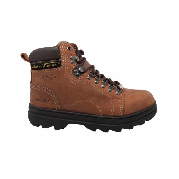 Men's 6" Steel Toe Hiker Brown - Image 2