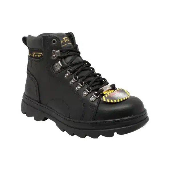 Men's 6" Black Work Boot - Steel Toe 1980