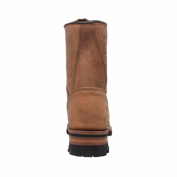 Women's 9" Steel Toe Logger Brown - Image 4