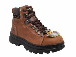Women's 6" Steel Toe Work Boot Brown