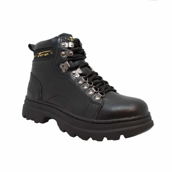 Women's 6" Steel Toe Work Boot Black