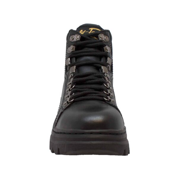 Women's 6" Steel Toe Work Boot Black - Image 3