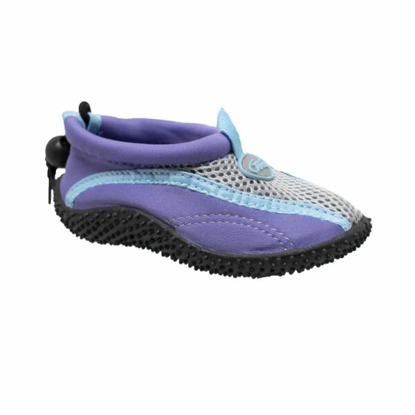 Toddler's Slip On Water Sock Purple/Grey