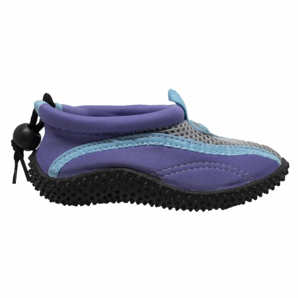 Toddler's Slip On Water Sock Purple/Grey - Image 2