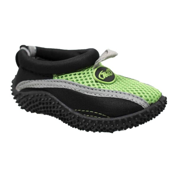 Toddler's Slip On Water Sock Black/Volt