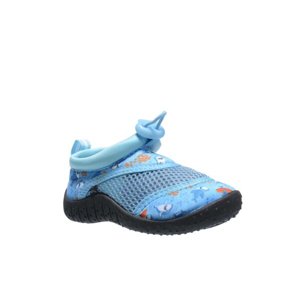 Toddler's Aquasock Slip On, Blue Shark