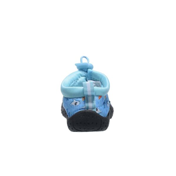 Toddler's Aquasock Slip On, Blue Shark - Image 4