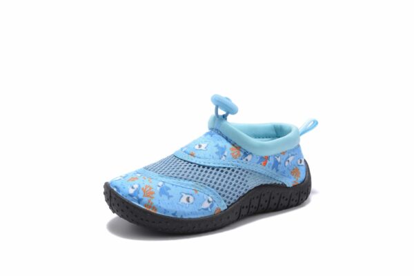 Toddler's Aquasock Slip On, Blue Shark - Image 2