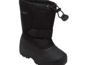Children's Nylon Winter Boots Black