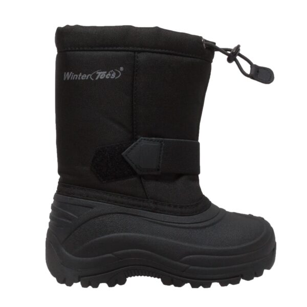 Children's Nylon Winter Boots Black - Image 2