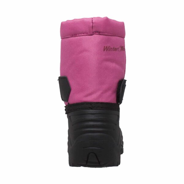 Children's Nylon Winter Boots Pink - Image 4
