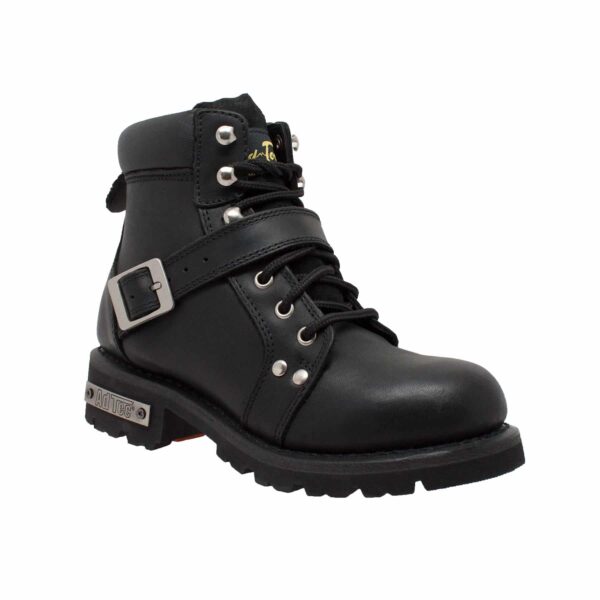 Women's 6" Lace Zipper Boot Black