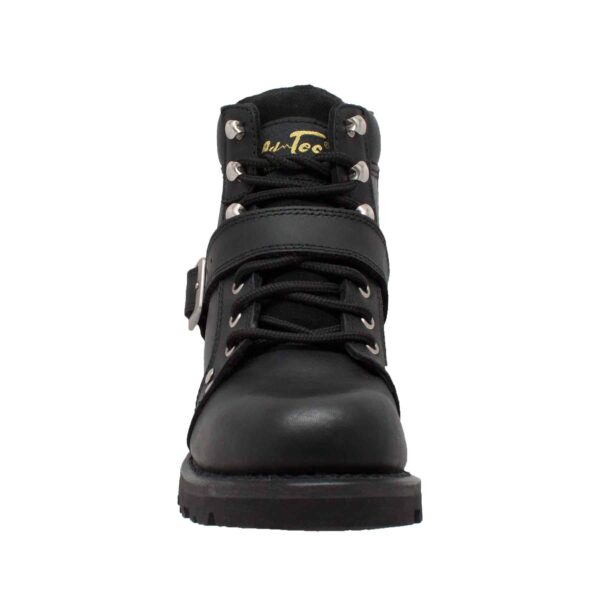 Women's 6" Lace Zipper Boot Black - Image 3