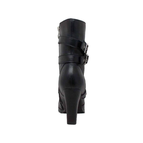 Women's 10" Three Buckle Boot Black - Image 4