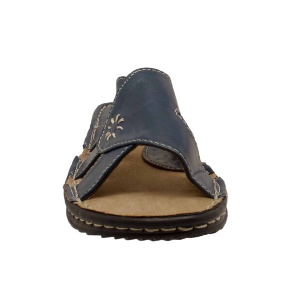 Women's Band Slide Sandal Navy - Image 3