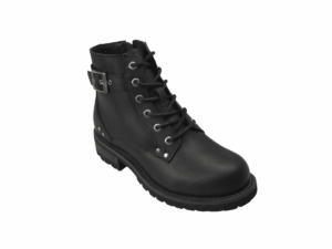8647L Women's 7" Biker Boot Black