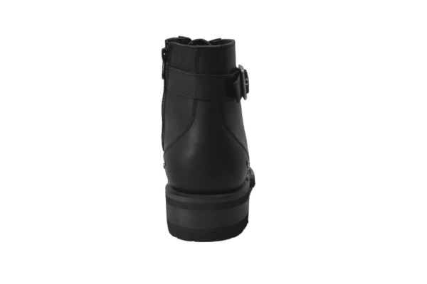 8647L Women's 7" Biker Boot Black - Image 5