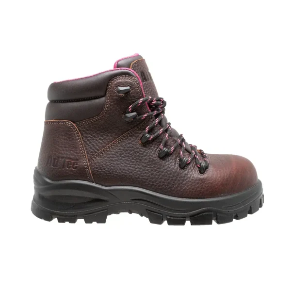 Women's 6" Brown Waterproof Work Boot - Comp Toe 8903-BR - Image 2