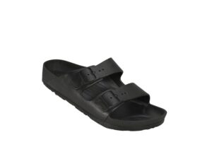 Women's Two Band Sandals Black
