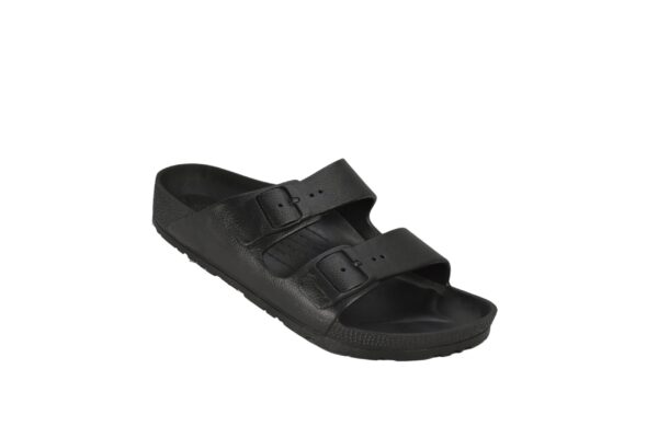 Women's Two Band Sandals Black
