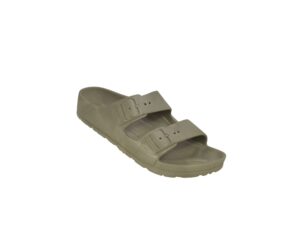 Women's Two Band Sandals Light Gray