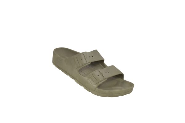 Women's Two Band Sandals Light Gray