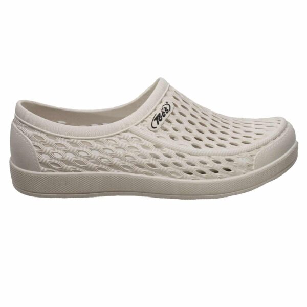 Women's 4" Relax Aqua Tecs Garden Shoe White - Image 2