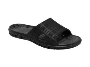 Women's PVC Slide Sandal Black