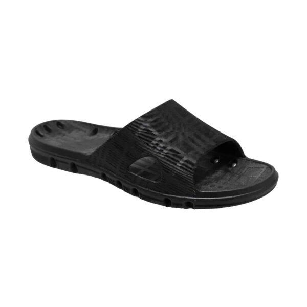 Women's PVC Slide Sandal Black