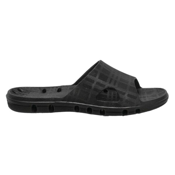 Women's PVC Slide Sandal Black - Image 2