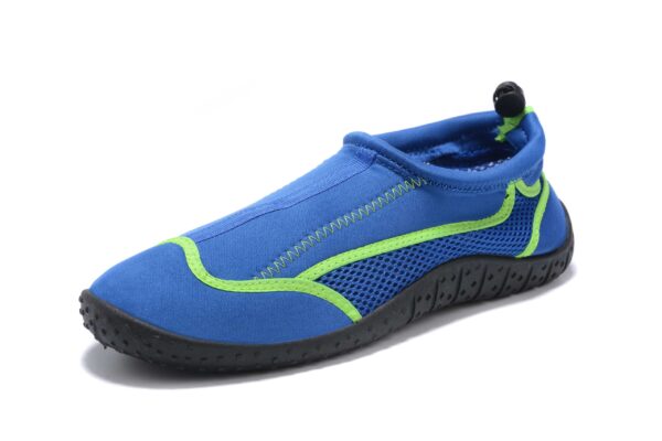 Men's Slip on Aquasock, Royal/Volt - Image 2