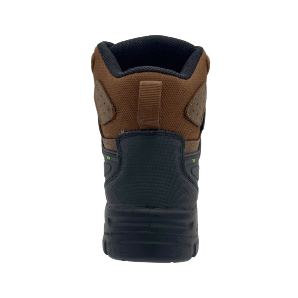 Men's 6" Brown waterproof composite Work toe leather work boot - Image 5