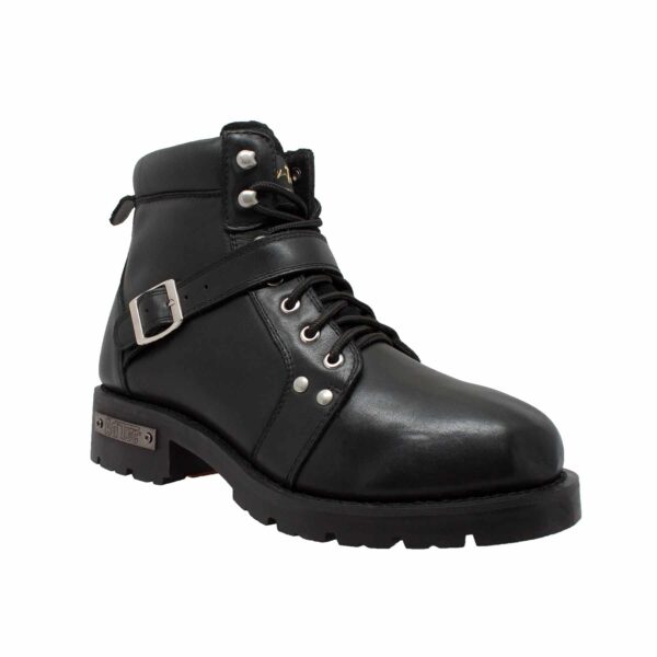 Men's 6" Lace Zipper Boot Black