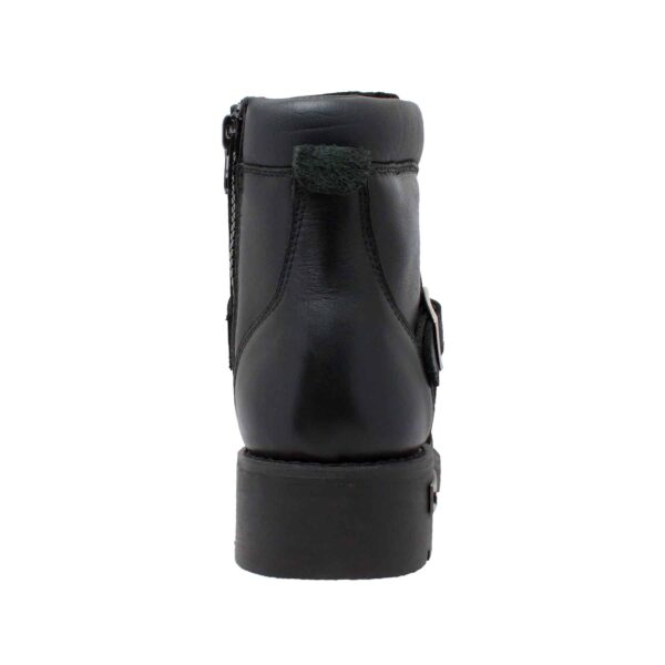 Men's 6" Lace Zipper Boot Black - Image 4