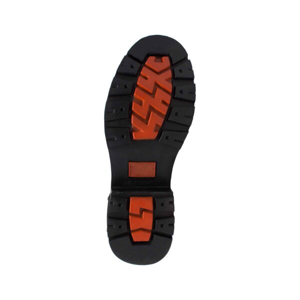 Men's 6" Lace Zipper Boot Black - Image 5