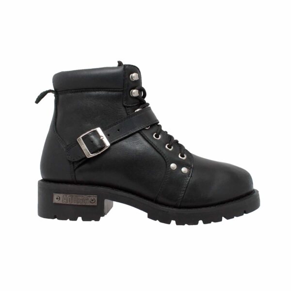 Men's 6" Lace Zipper Boot Black - Image 2