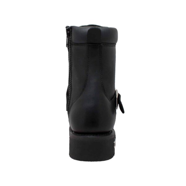 Men's 8" Zipper Lace Black - Image 4