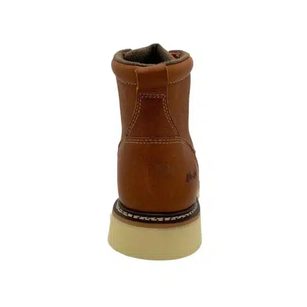 Apex: Men's 6" Moc Toe - Saddle Tan [Composite Safety Toe] 9181 - Image 5