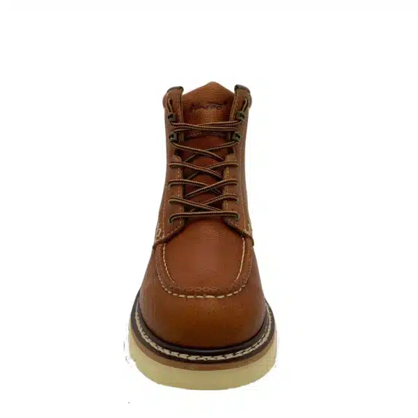 Apex: Men's 6" Moc Toe - Saddle Tan [Composite Safety Toe] 9181 - Image 4