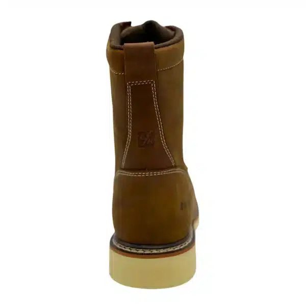 APEX: Men's 8" Moc Toe- Whiskey Brown [Composite Safety Toe] 9182 - Image 4