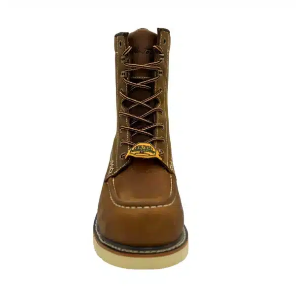 APEX: Men's 8" Moc Toe- Whiskey Brown [Composite Safety Toe] 9182 - Image 3