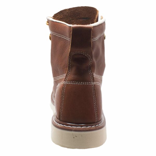 Men's 6" Moc Toe Work Boot Brown - Image 3