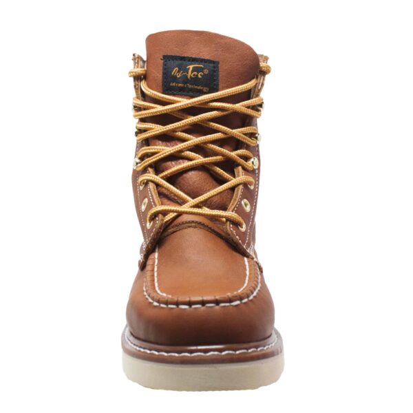 Men's 6" Moc Toe Work Boot Brown - Image 4