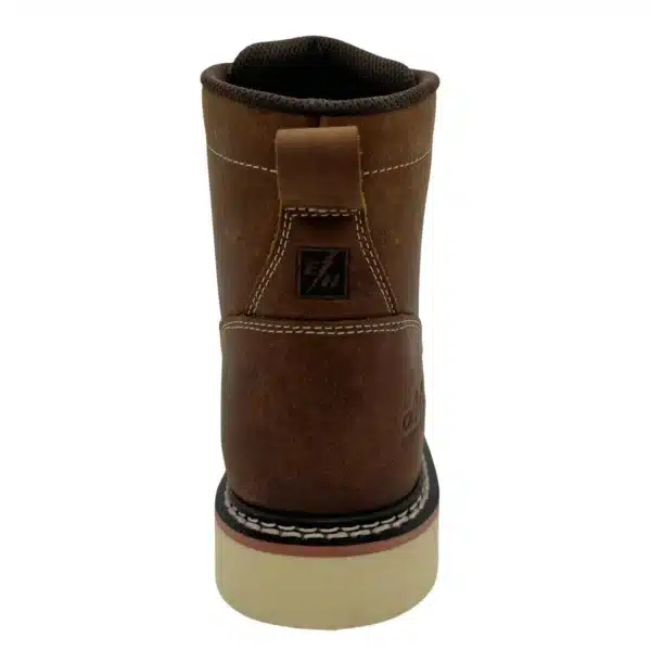 RANCHO: MEN’S 6″ MOC TOE: CRAZY HORSE-WHISKEY BROWN-[COMPOSITE SAFETY TOE]- 9256CR - Image 6