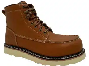 Rancho: Men's 6" Moc Toe: Saddle Tan - COMP SAFETY TOE - 9257