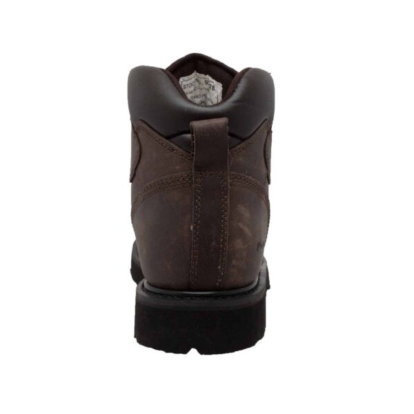 Men's 6" Steel Toe Work Boot Brown - Image 4
