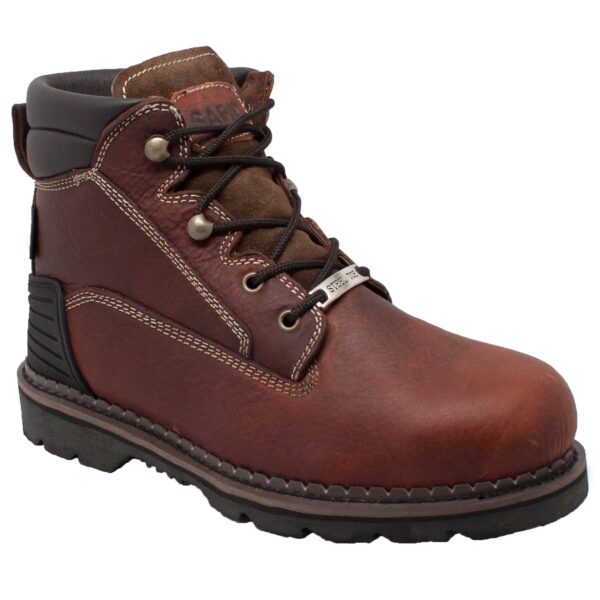 Men's 6" Steel Toe Work Boot Brown