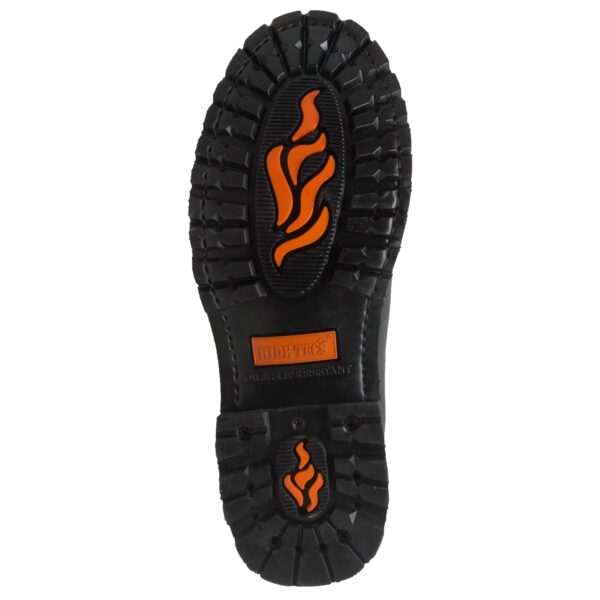 Men's 6" Reflective Double Zipper Biker Black - Image 5