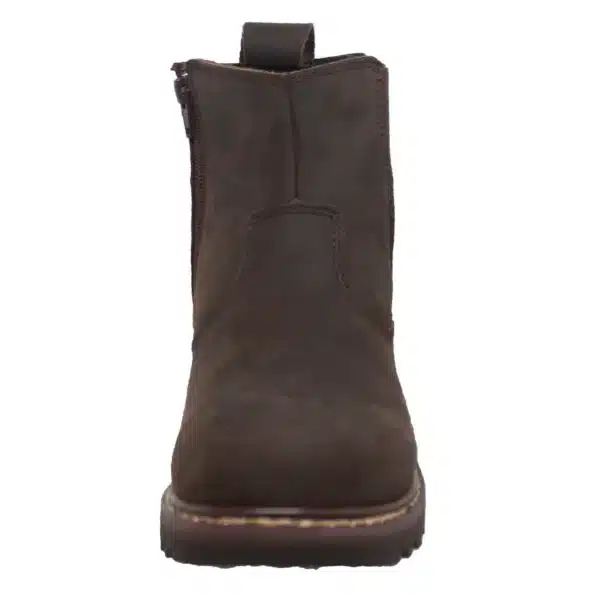 Aussie: Men's 6" Chelsea Pull on Work Boot - Soft Toe - Brown 9843 - Image 3